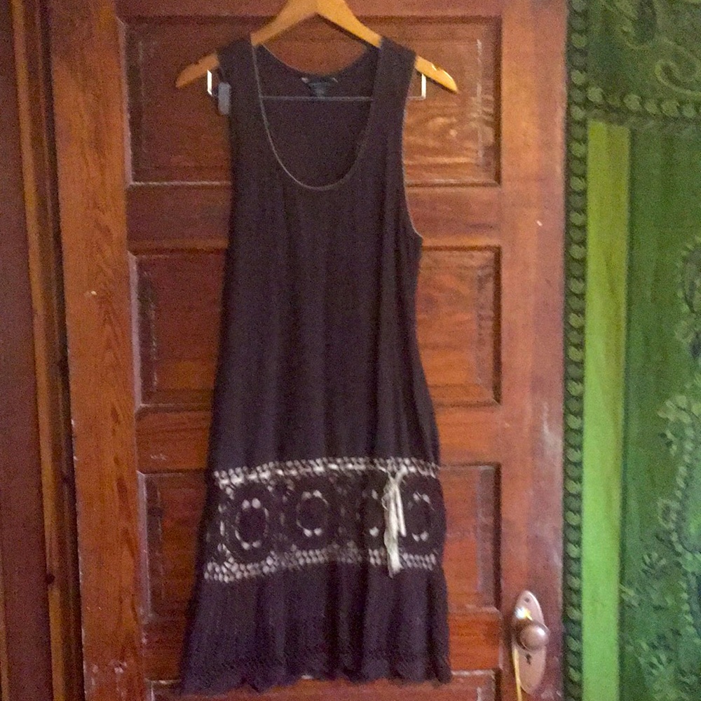 Crochet bottom racer back dress